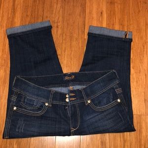 Seven7 dark wash jeans size 8
